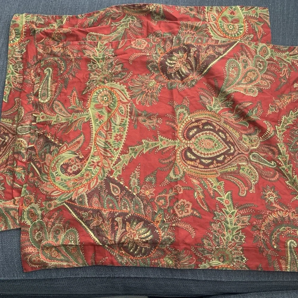 Two Pottery Barn Shams Caroline‎